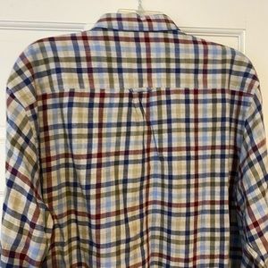 Peter Millar flannel button down shirt